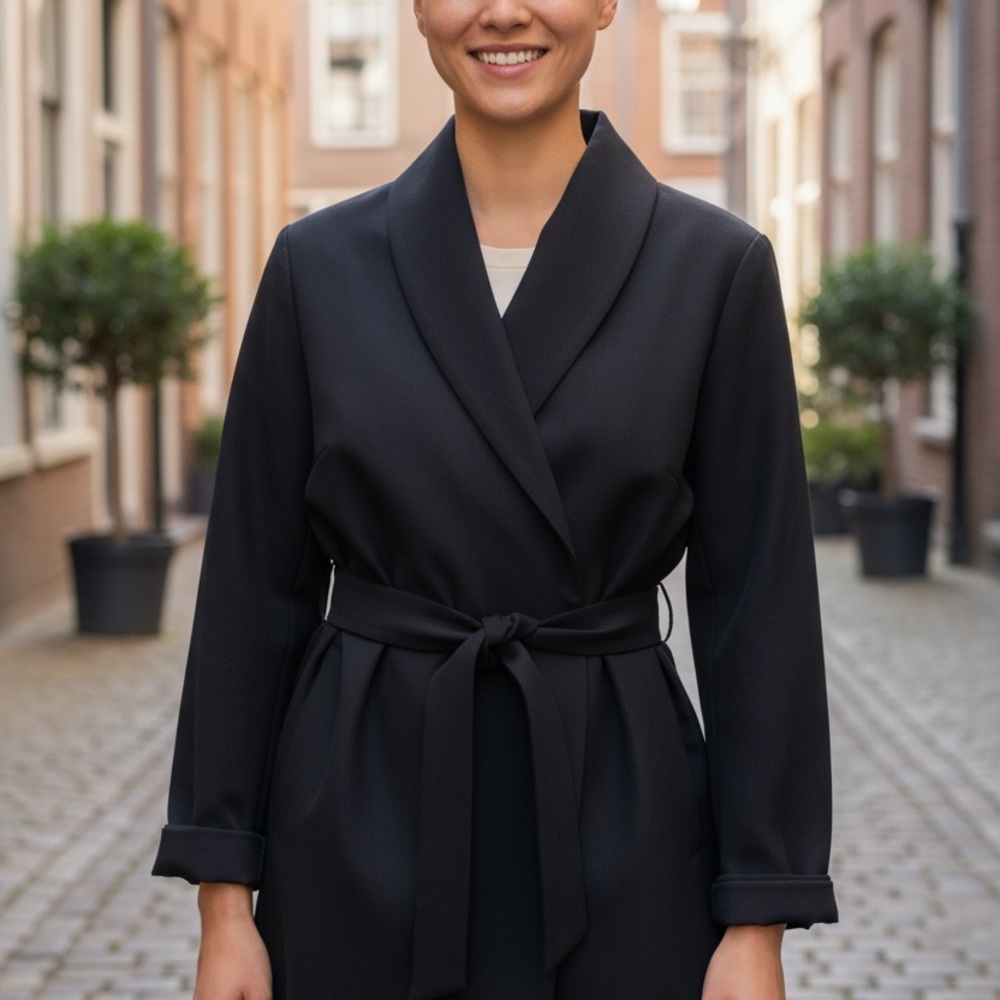 NWT Reiss Black Women's Blazer with Belt